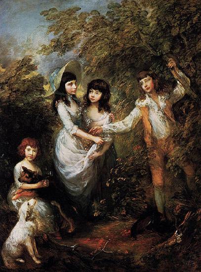 Thomas Gainsborough The Marsham Children Germany oil painting art